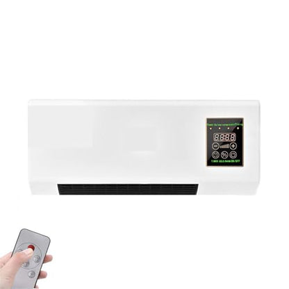 YSXXIAN Split Max Portable Wall Fan 2-in-1 Cooling and Heating 1800W Remote Control White