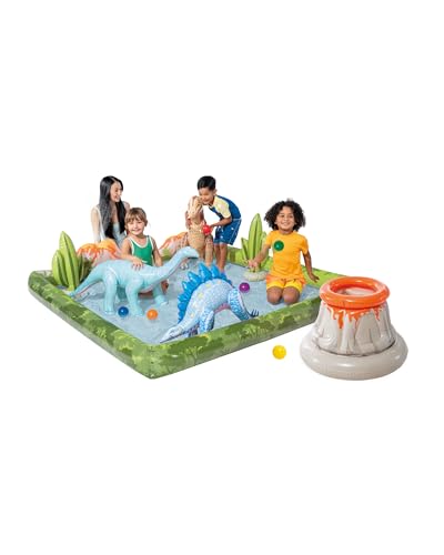 Intex 57453EP Rainbow Inflatable Play Center Pool With Slide 117in