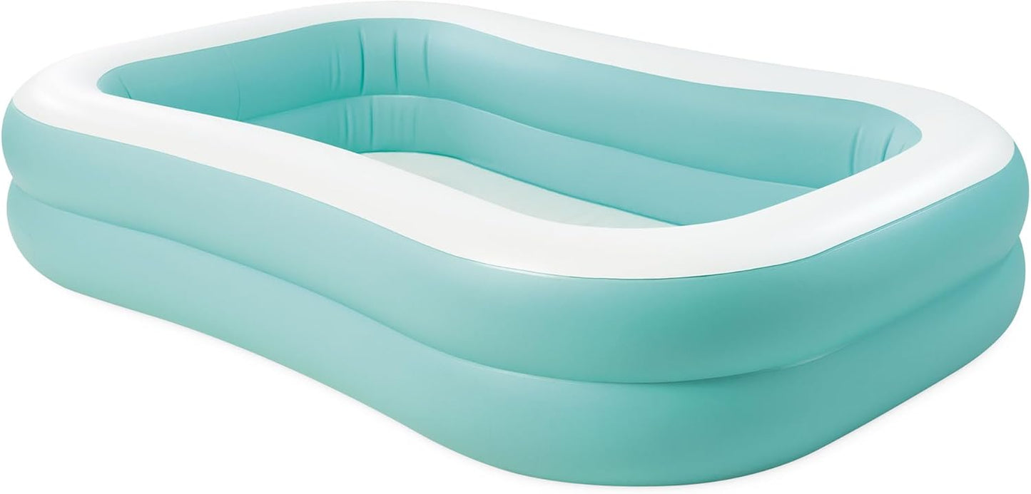 Intex Swim Center Inflatable Family Pool Rectangular 90in x 60in x 19in