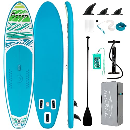 FunWater Aufblasbares SUP Board Set 320x83x15cm Olivgrün