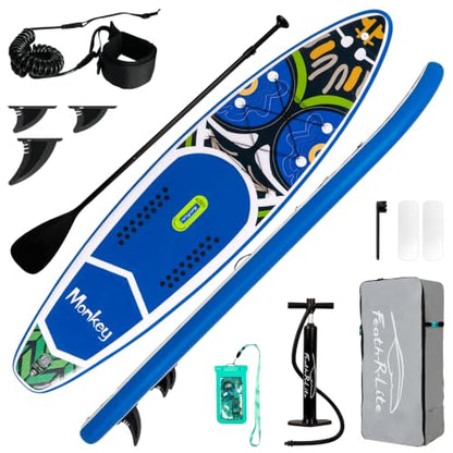 FunWater Aufblasbares SUP Board Set 320x83x15cm Olivgrün