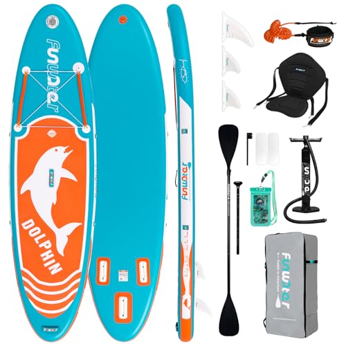 FunWater Aufblasbares SUP Board Set 320x83x15cm Olivgrün
