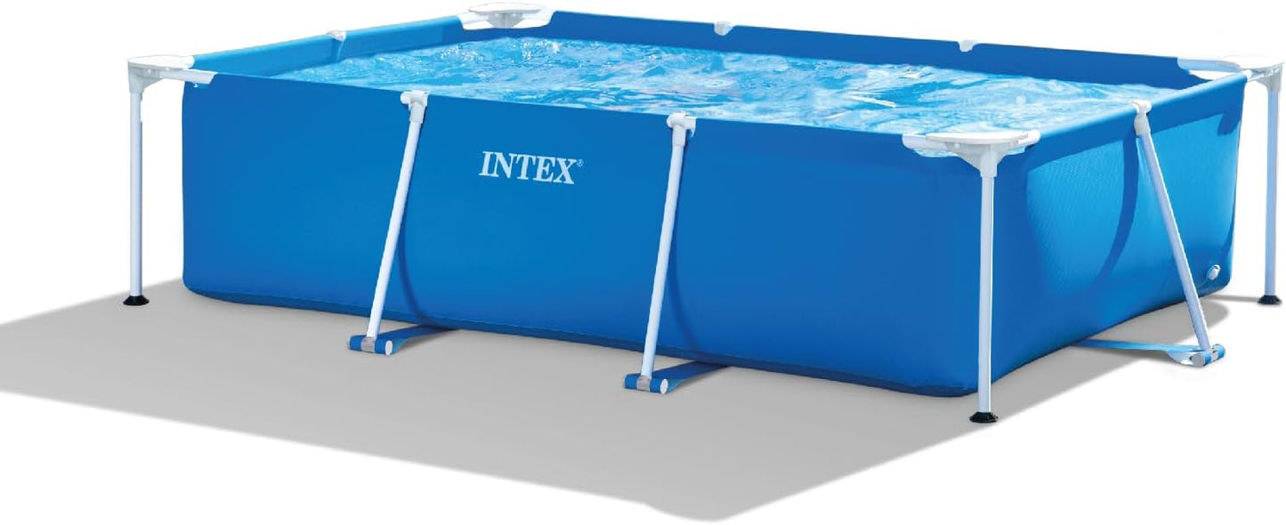 Intex Rechteckiger Metallrahmen Pool 260x160x65cm Blau
