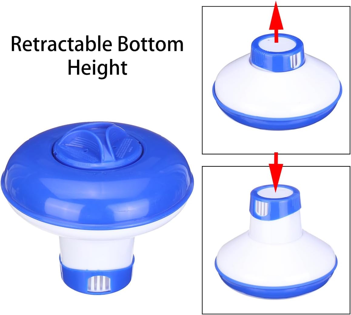 ATIE Collapsible Mini Chlorine Bromine Tablet Dispenser 5 Inch