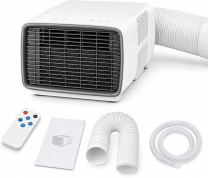 Athuniverth K7 Portable Air Conditioner 2700 BTU 3-in-1 Cooling Dehumidifier Fan White