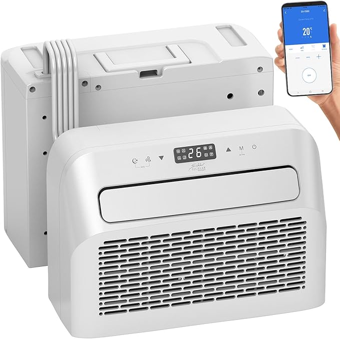 Sichler Haushaltsgeräte ZX7202 Split-Klimaanlage 5.000 BTU/h WLAN Weiß