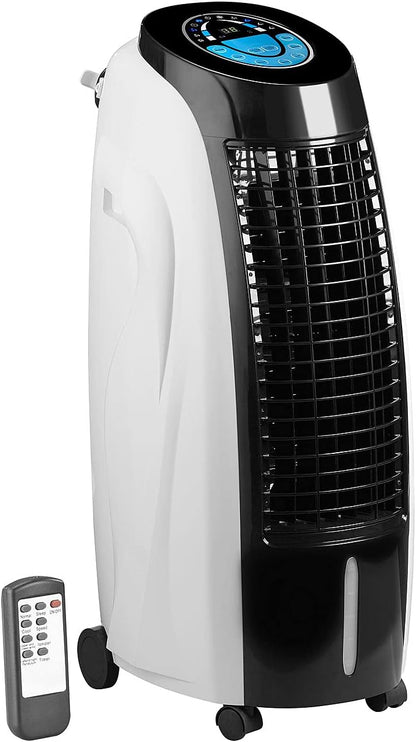 Sichler Haushaltsgeräte LW-610 Verdunstungskühler 3in1 Luftkühler Luftbefeuchter Ionisator 15l Schwarz