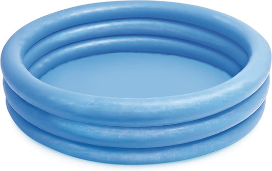 Intex Crystal Blue Inflatable Kiddie Swimming Pool Round Vinyl Design