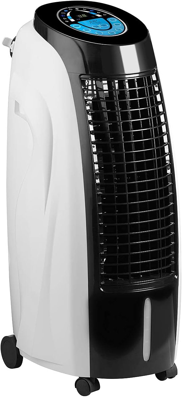 Sichler Haushaltsgeräte LW-610 Verdunstungskühler 3in1 Luftkühler Luftbefeuchter Ionisator 15l Schwarz