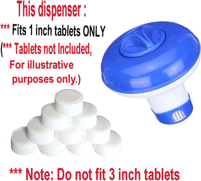 ATIE Collapsible Mini Chlorine Bromine Tablet Dispenser 5 Inch