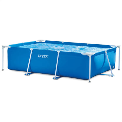 Intex Rechteckiger Metallrahmen Pool 260x160x65cm Blau