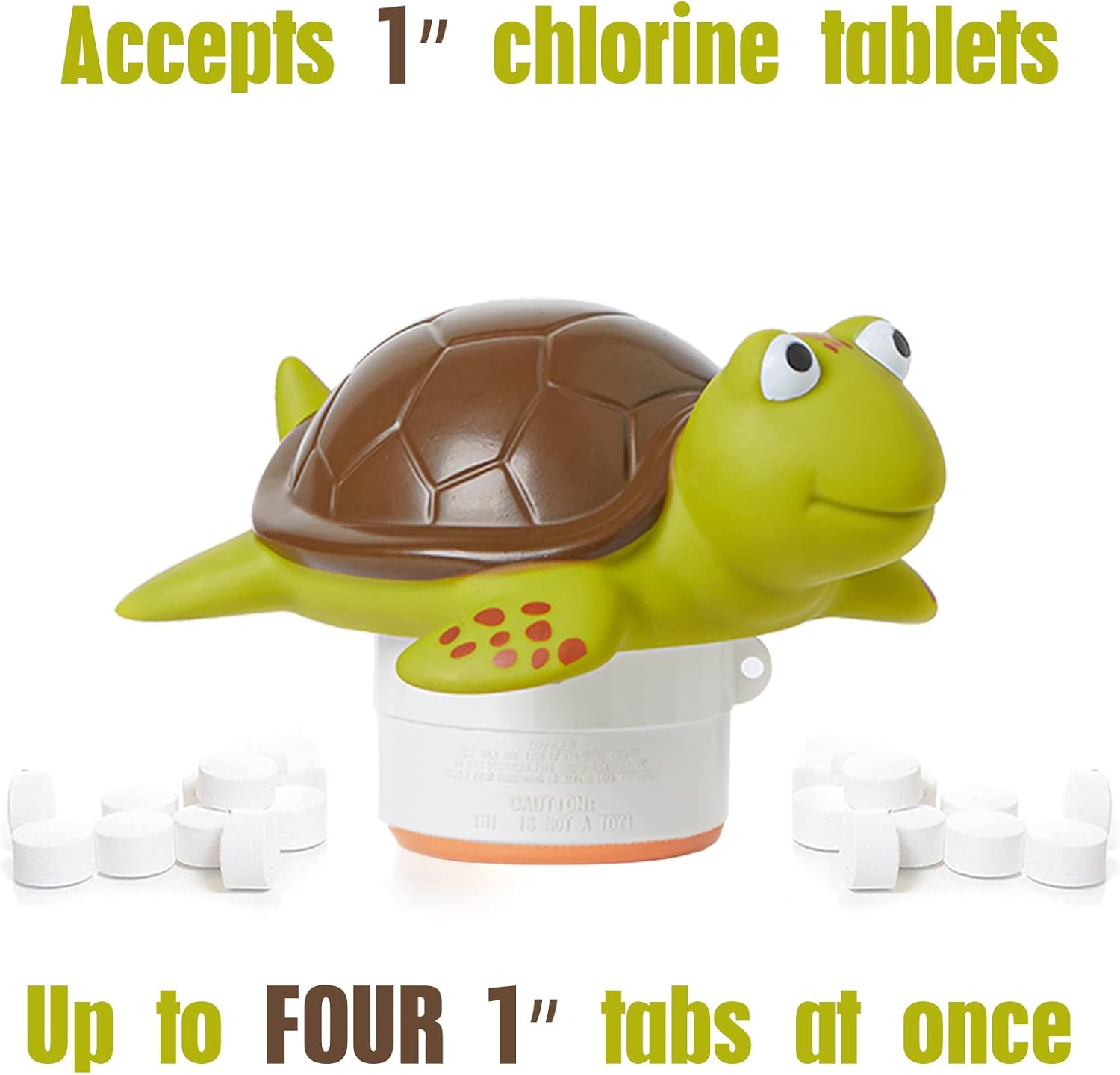 XY-WQ Mini Floating Chlorine Dispenser Character Tablet Holder for Pool