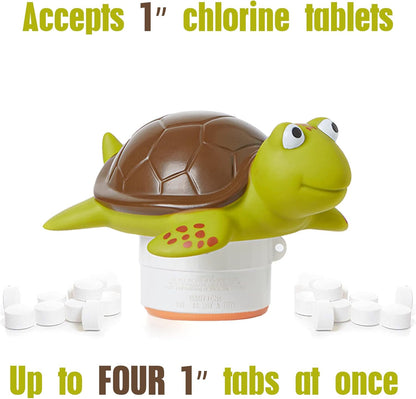 XY-WQ Mini Floating Chlorine Dispenser Character Tablet Holder for Pool