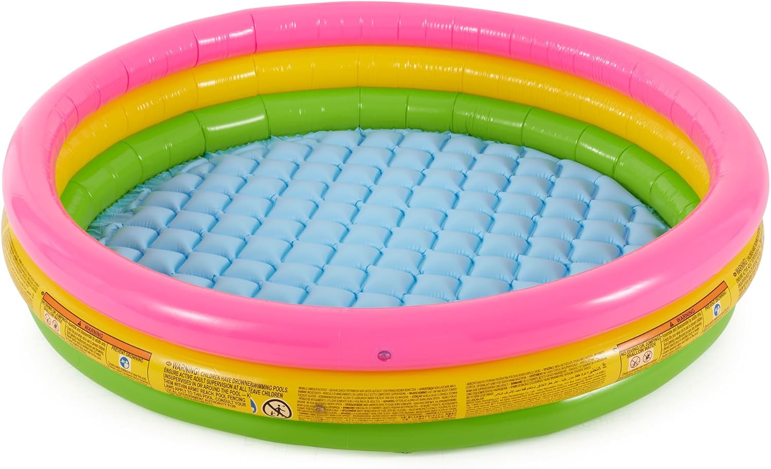 Intex Summer Sunset Glow Inflatable Kiddie Pool 58in Round