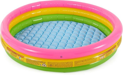 Intex Summer Sunset Glow Inflatable Kiddie Pool 58in Round