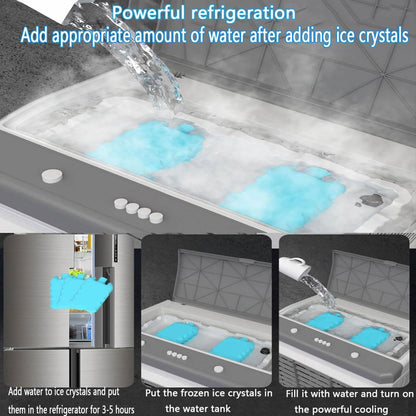 TBWFRD 3-in-1 Evaporative Air Cooler 1800 CFM 20L Tank 3-Speed Oscillating Fan Mechanical Style