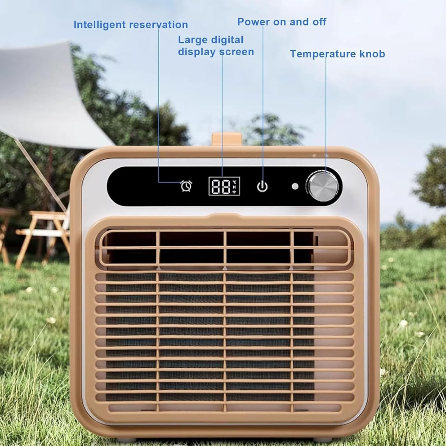 MEUBLLY BSAPCCBSV Portable Air Conditioner 5000 BTU Split Cooling System White