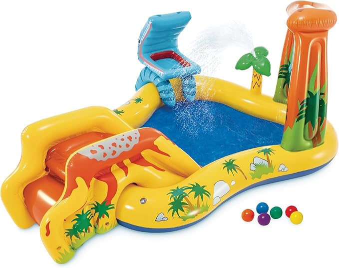 Intex Dinosaur Inflatable Play Center Water Park 98in