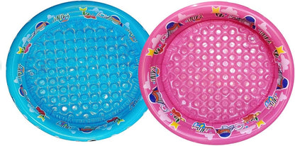 Big Summer 3-Ring Inflatable Kiddie Pool 48-Inch Round Blue