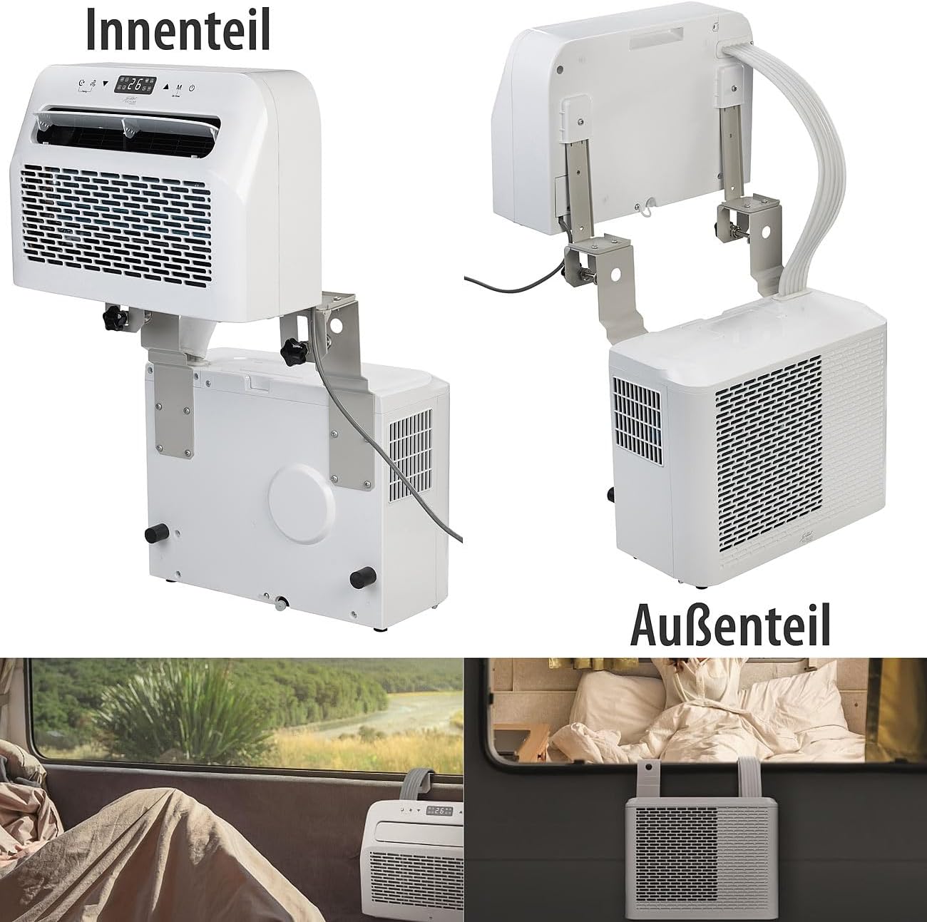 Sichler Haushaltsgeräte ZX7202 Split-Klimaanlage 5.000 BTU/h WLAN Weiß