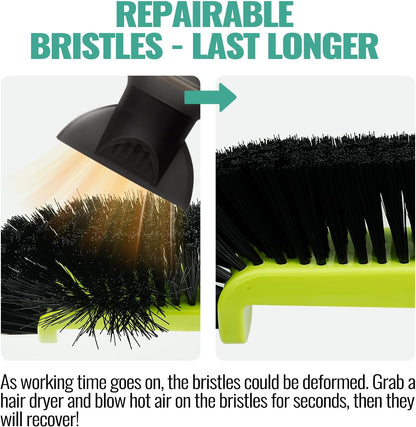 OSAMEDA 18in Curved Pool Brush Head for Swimming Pool Walls