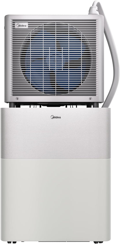 Midea PortaSplit-E Portable Air Conditioner 12000 BTU 4-in-1 Cooling Heating Dehumidifier Fan Peach