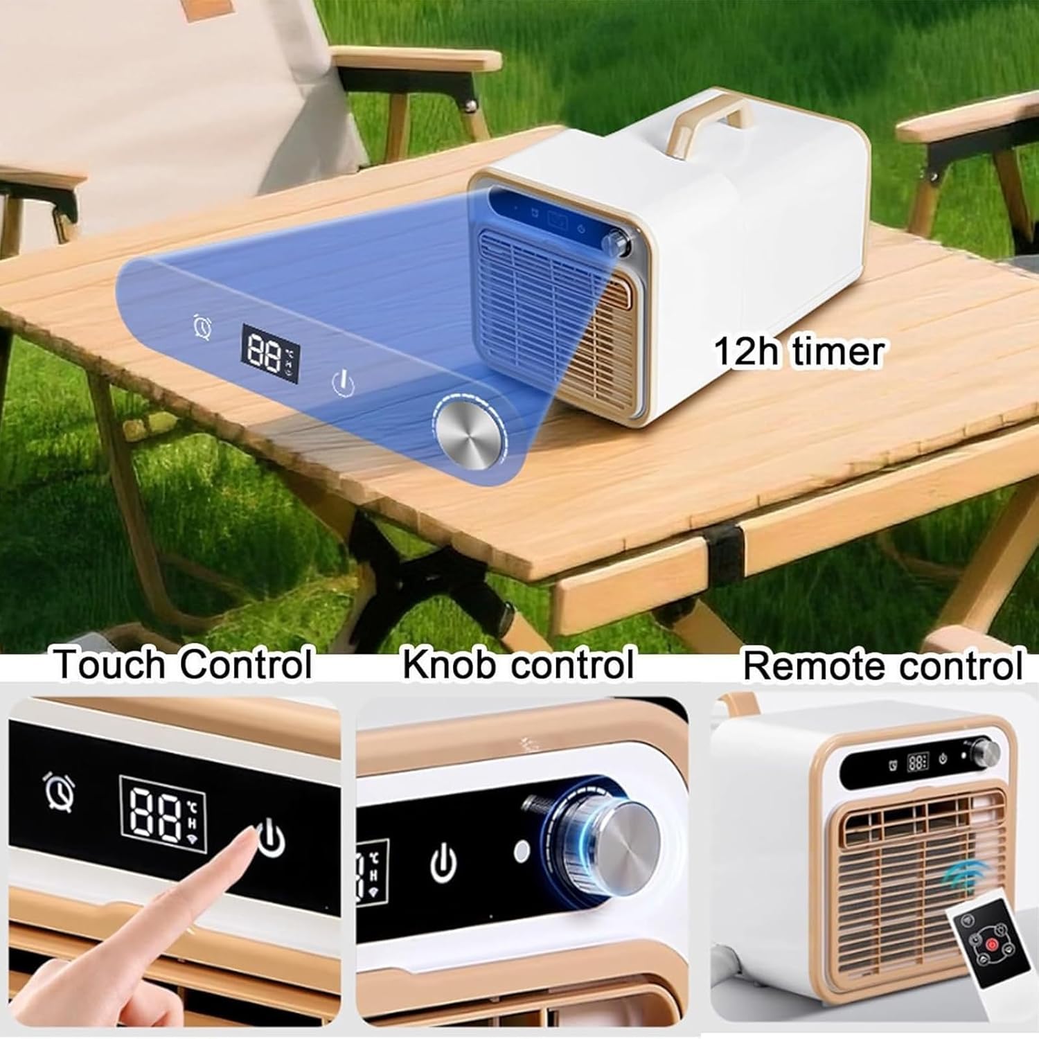 MEUBLLY BSAPCCBSV Portable Air Conditioner 5000 BTU Split Cooling System White