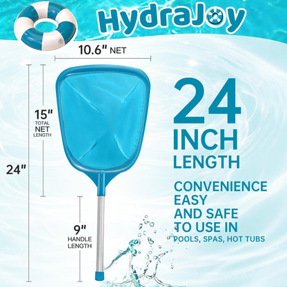 HydraJoy Professional Pool Skimmer Net Heavy Duty Fine Mesh Tool