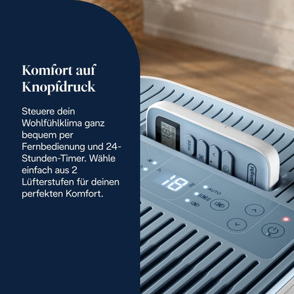 De'Longhi Pinguino Compact PAC ES72 YOUNG Mobiles Klimagerät 8300 BTU Weiß