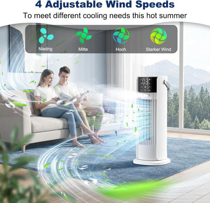 Terraspire F20 Portable Air Conditioner 4-in-1 Evaporative Cooler Fan White