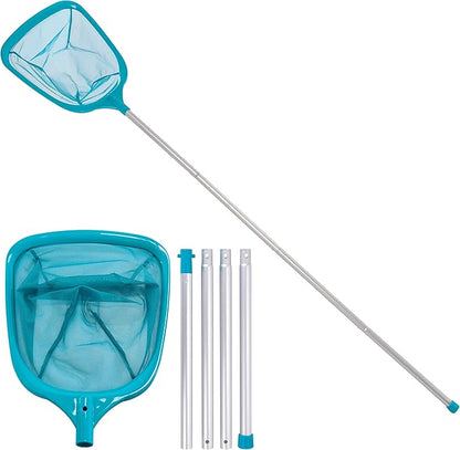 U.S. Pool Supply Leaf Skimmer Net 5 Foot Aluminum Pole