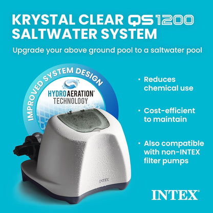 Intex Krystal Clear Saltwater Pool Chlorine System For Above Ground Pools