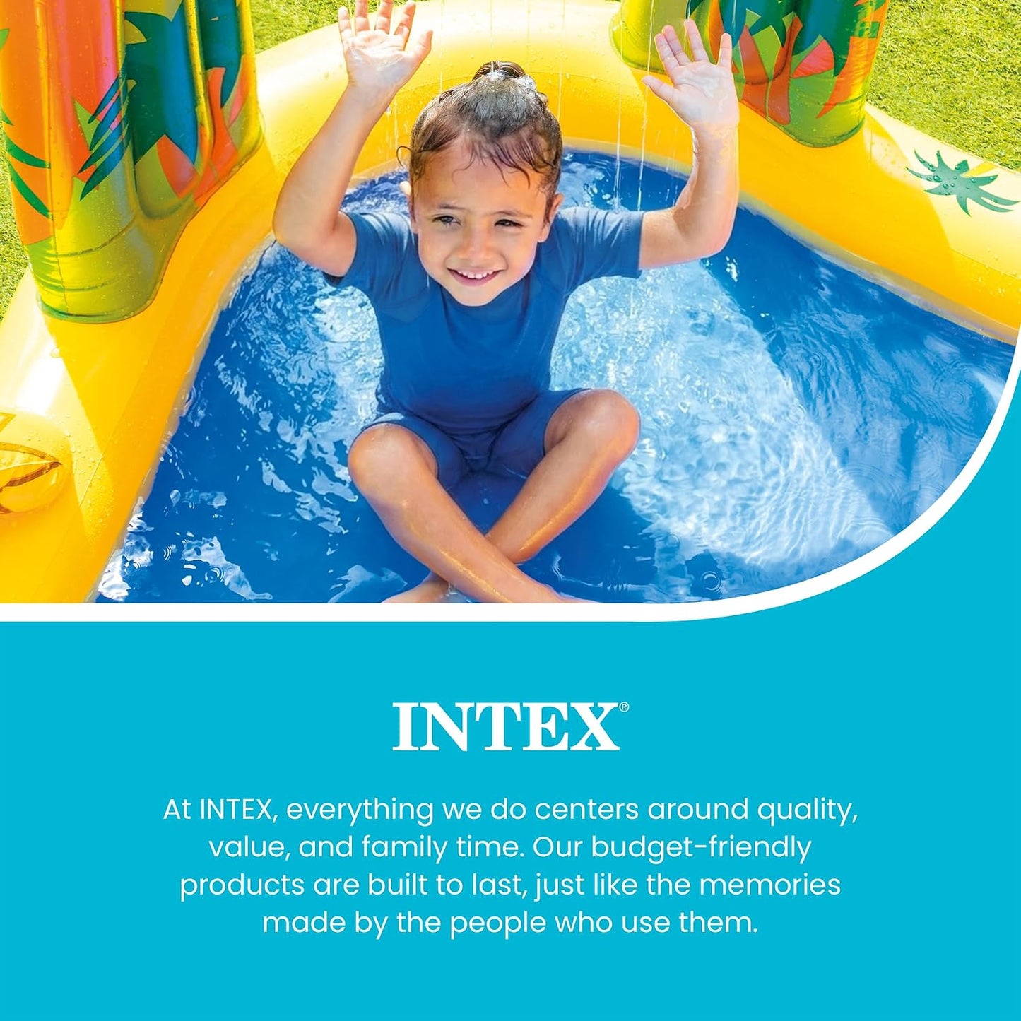 Intex Dinosaur Inflatable Play Center Water Park 98in